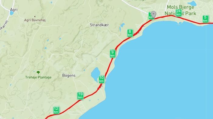 Cykelruten til Karpenhøj og retur